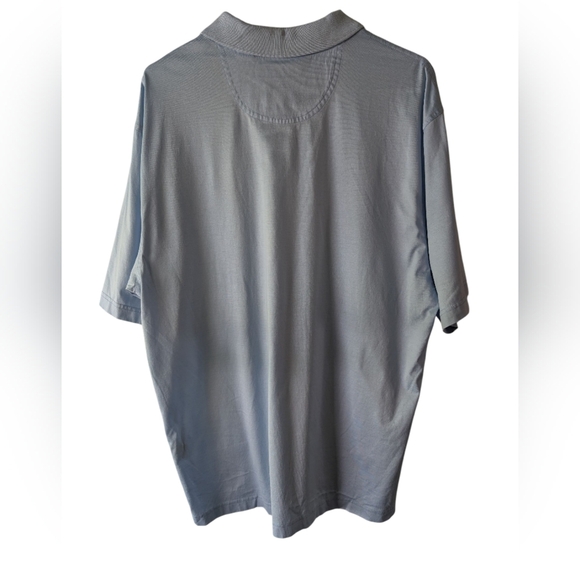 Oxford Super Dry Sky Blue Polo Shirt Size L - Picture 4 of 4